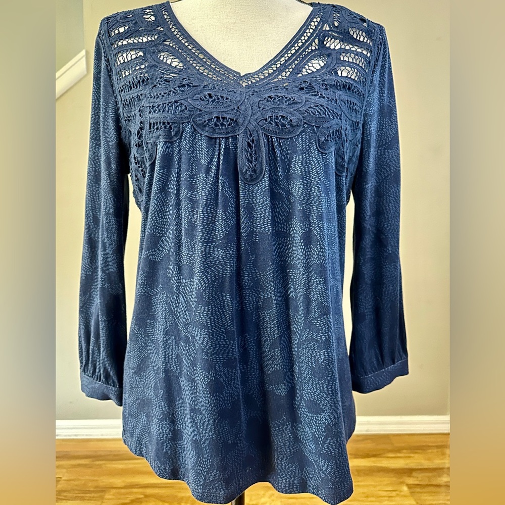 NWOT Daniel Rainn Lace Blouse - Size S